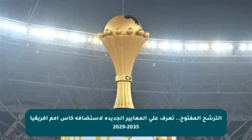 الترشح المفتوح.. تعرف على المعايير الجديدة لاستضافة كأس أمم إفريقيا 2029-2035